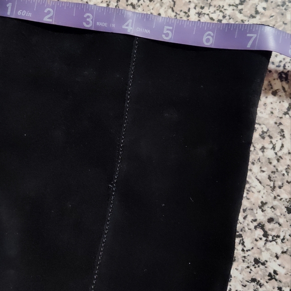 Aqua College Women’s Black Waterproof Tori Square toe Stacked Heel Zip-up - Picture 7 of 8